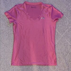 Under Armour Women's Vivid Pink Short Sleeve Tee